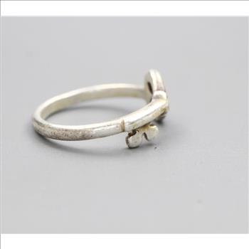 James Avery Sterling Silver The Hearts Key Ring