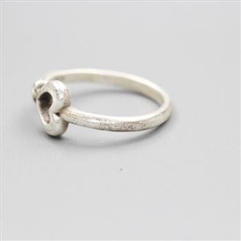 James Avery Sterling Silver The Hearts Key Ring