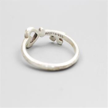 James Avery Sterling Silver The Hearts Key Ring