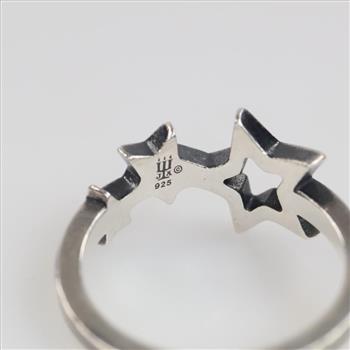 James Avery Sterling Silver Twinkling Stars Ring