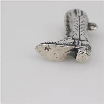 James Avery Sterling Silver Western Boot Charm
