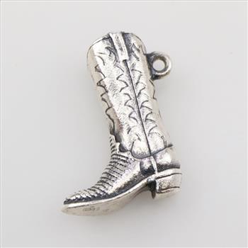 James Avery Sterling Silver Western Boot Charm