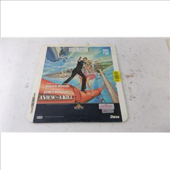 James Bond A View To Kill Laser Disc