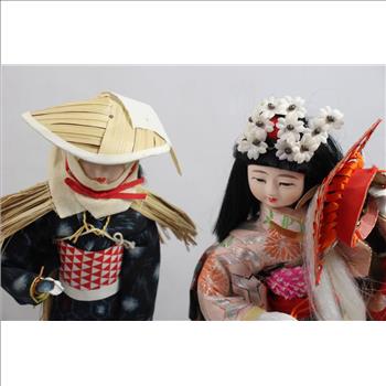 Japanese Dolls, 2 Pieces