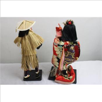 Japanese Dolls, 2 Pieces
