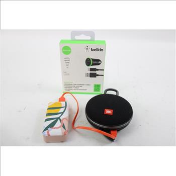 JBL Bluetooth Speaker, Wireless Earbuds, Handsfree Car Kit And More 5 Pieces