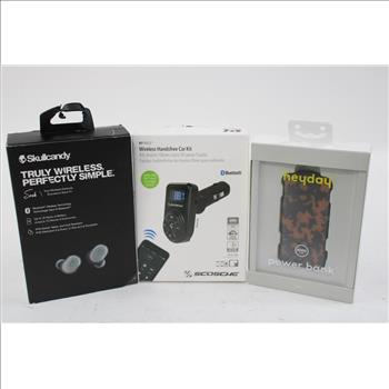 JBL Bluetooth Speaker, Wireless Earbuds, Handsfree Car Kit And More 5 Pieces