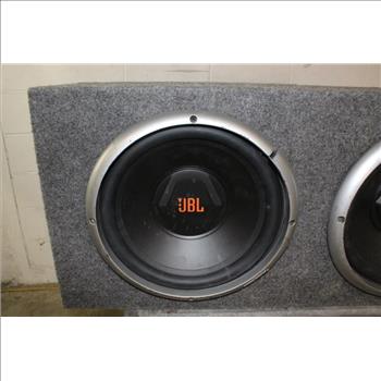 JBL Car Speaker With Attached JBL Amplifier