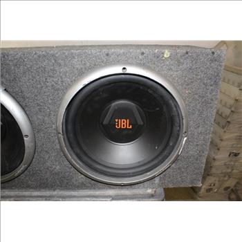 JBL Car Speaker With Attached JBL Amplifier