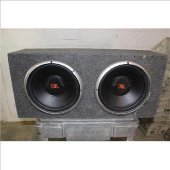 JBL Car Speaker With Attached JBL Amplifier
