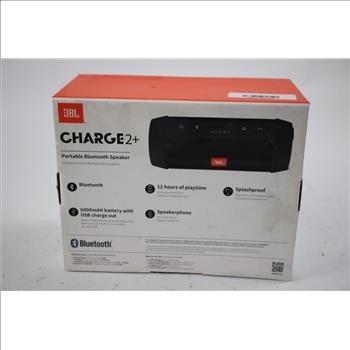 JBL Charge 2+ Portable Speaker, Black