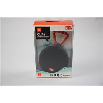 JBL Clip 2 Portable Bluetooth Speaker, Black