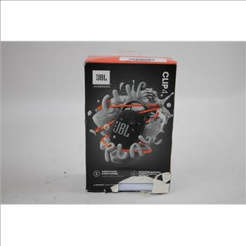 JBL Clip 4 Portable Bluetooth Speaker, Black