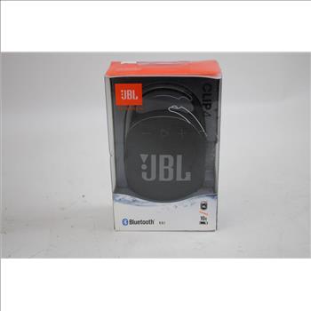 JBL Clip 4 Portable Bluetooth Speaker, Black