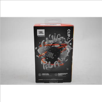 JBL Clip4 Bluetooth Speaker, Black