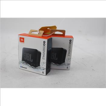 JBL Go Essential 2 Bluetooth Speakers, 2 Pieces