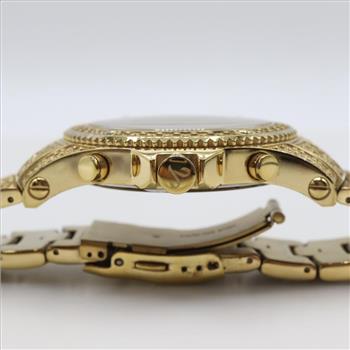 JBW Jet Setter 18kt Gold-plated Diamond Accent Watch