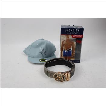 Jeans, Hat, Belt, Boxer Size 6 Pieces