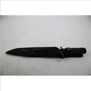 JEEP Survival Knife Fixed Blade With Sheath