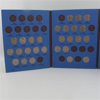 Jefferson Nickels Collection Booklet, 25+ Pieces