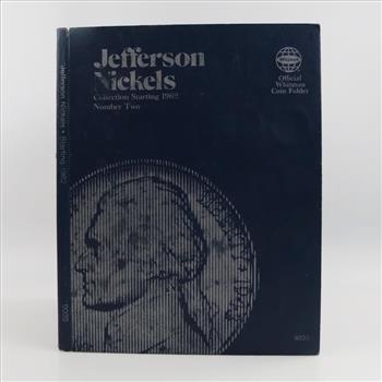 Jefferson Nickels Collection Booklet, 25+ Pieces