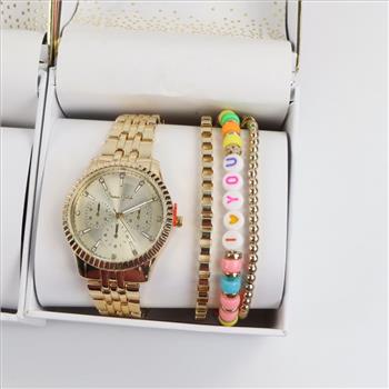 Jessica Carlyle Watch And Jewelry Sets; 2 Sets