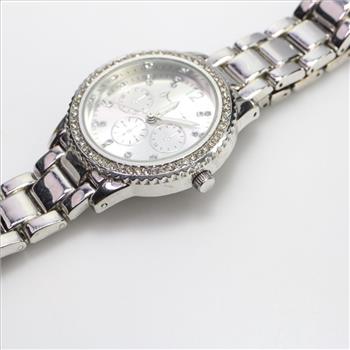 Jessica Carlyle Watch With Clear Stones