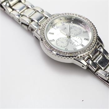 Jessica Carlyle Watch With Clear Stones