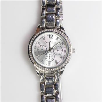 Jessica Carlyle Watch With Clear Stones