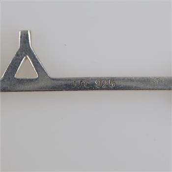 Jet Set Candy Sterling Silver New York Key Charm