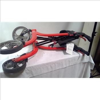 JFE Red Walker With Wheels