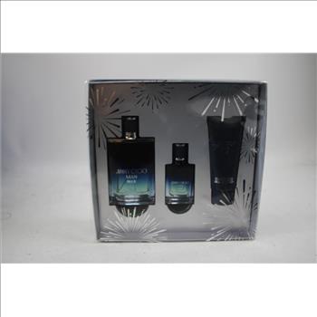 Jimmy Choo Man Blue Eau De Toilette, 3 Piece Gift Set