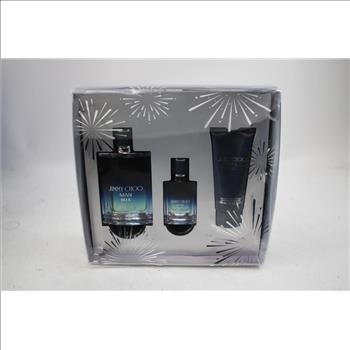 Jimmy Choo Man Blue Eau De Toilette, 3 Piece Gift Set