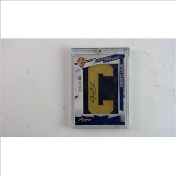 Jimmy Clausen Signed Jersey Piece