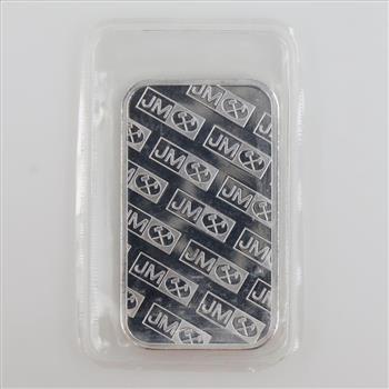 JM Metals Fine Silver 1 Troy Oz Bar