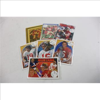 Joe Montana Football Card Trading Lot 10+ Pieces