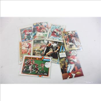 Joe Montana Football Card Trading Lot 10+ Pieces