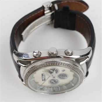Joe Rodeo 0.80ct Diamond Bezel Dragon Chronograph Watch
