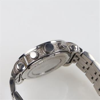 Joe Rodeo Classic 3.50cts TW Diamond Chronograph Watch-Evaluated By Our Certified Gemologist-AGS/GIA