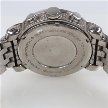 Joe Rodeo Classic 3.50cts TW Diamond Chronograph Watch-Evaluated By Our Certified Gemologist-AGS/GIA
