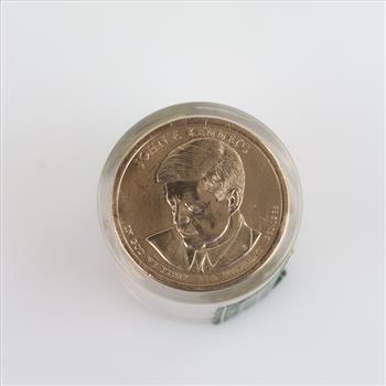 John F. Kennedy Danbury Mint UNC Presidential Collector Roll, 12 Coins