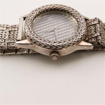 John Hardy Sterling Silver Woven Style Watch
