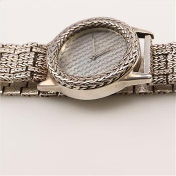 John Hardy Sterling Silver Woven Style Watch