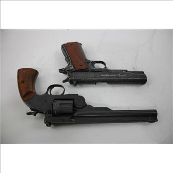 John Wayne 1911 BB Pistol & Barra Airguns CO2 Revolver