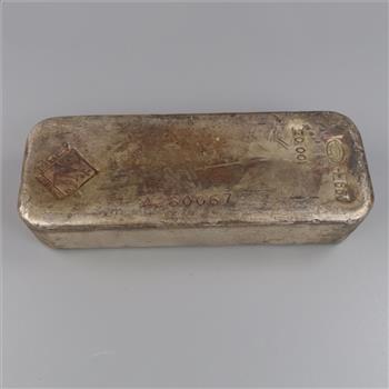Johnson Matthey Fine Silver 100oz Bar