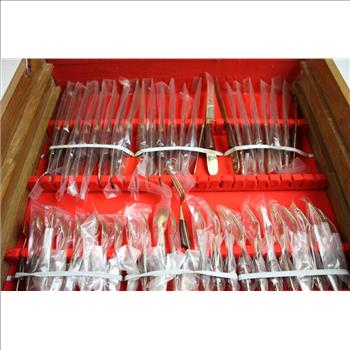 Johny's Gems Bronze Flatware In Case