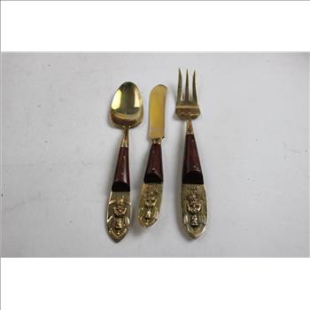 Johny's Gems Bronze Flatware In Case