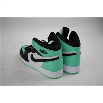 Jordan 1 Retro High OG Green Glow Sneakers, Boys 6Y