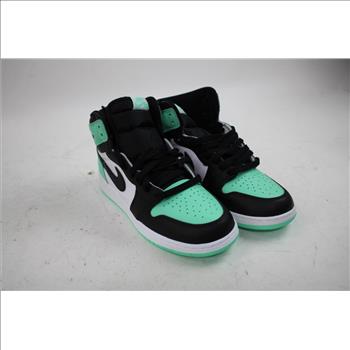 Jordan 1 Retro High OG Green Glow Sneakers, Boys 6Y