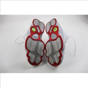 Jordan 13 Retro White Sneakers, Men's Size 11